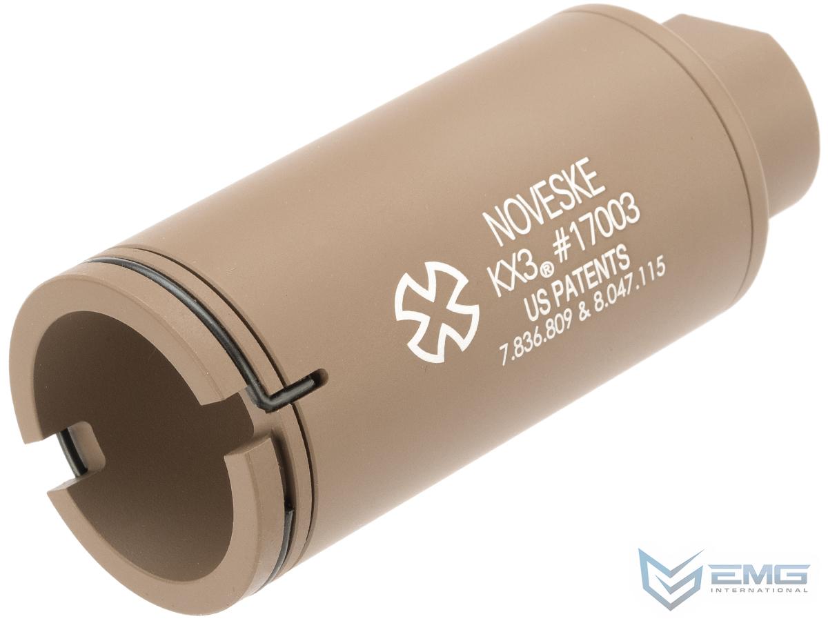 EMG Noveske Flash Hider w/ Built-In Nano Compact Rechargeable Tracer (Model: KX3 / Flat Dark Earth)