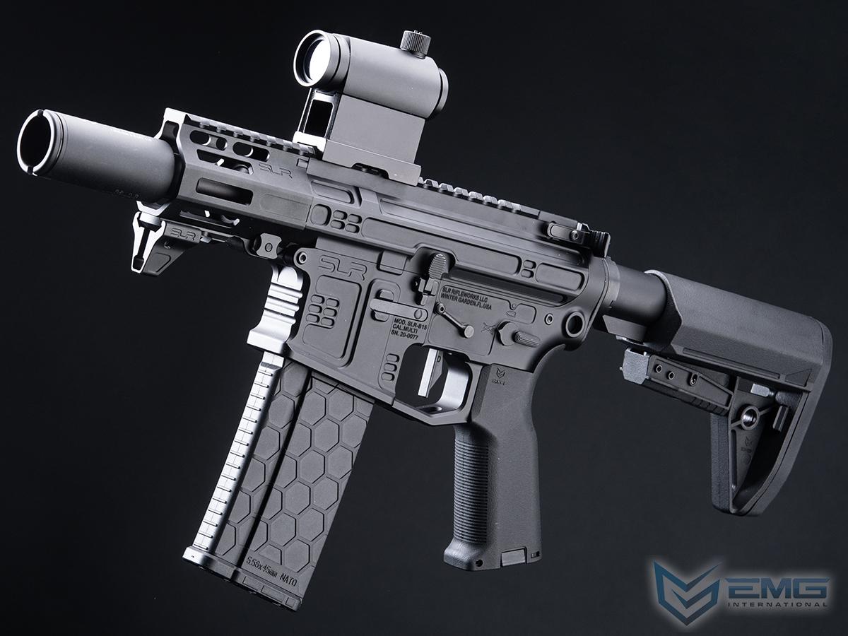 EMG Helios SLR Rifleworks Licensed B15 Airsoft AEG W/ ION M-LOK Handguard (Color: Black / 3 Lite Handguard / 350 FPS)