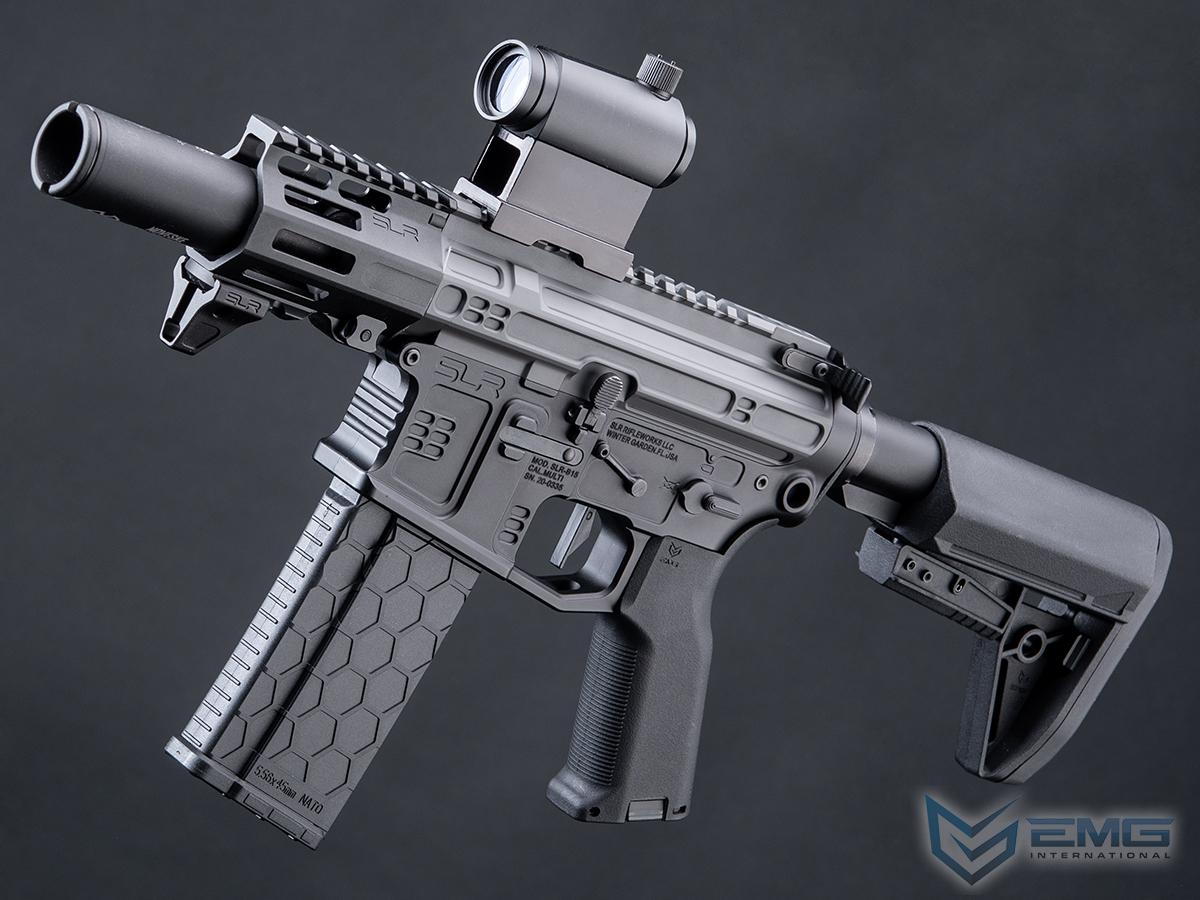EMG Helios SLR Rifleworks Licensed B15 Airsoft AEG W/ ION M-LOK Handguard (Color: Two-Tone Grey / 3 Lite Handguard / 350 FPS)