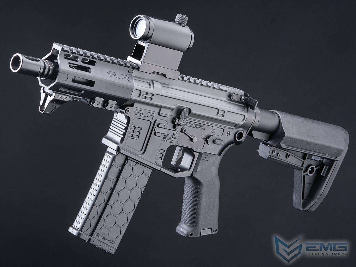 EMG Helios SLR Rifleworks Licensed B15 Airsoft AEG W/ ION M-LOK Handguard (Color: Two-Tone Grey / 4.25 Lite Handguard / 350 FPS)