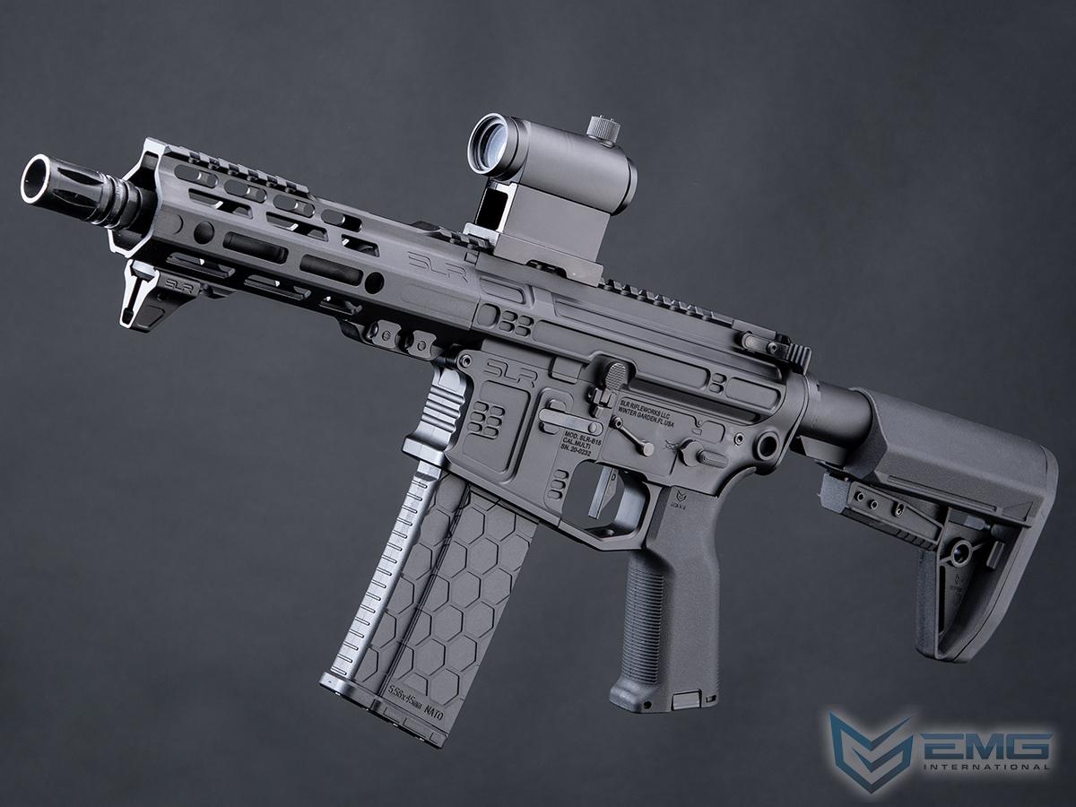 EMG Helios SLR Rifleworks Licensed B15 Airsoft AEG W/ ION M-LOK Handguard (Color: Black / 6.7 Lite Handguard / 350 FPS)
