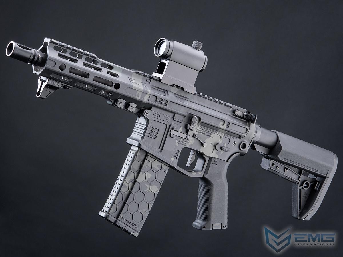 EMG Helios SLR Rifleworks Licensed B15 Airsoft AEG W/ ION M-LOK Handguard (Color: Multicam Black / 6.7 Lite Handguard / 350 FPS)