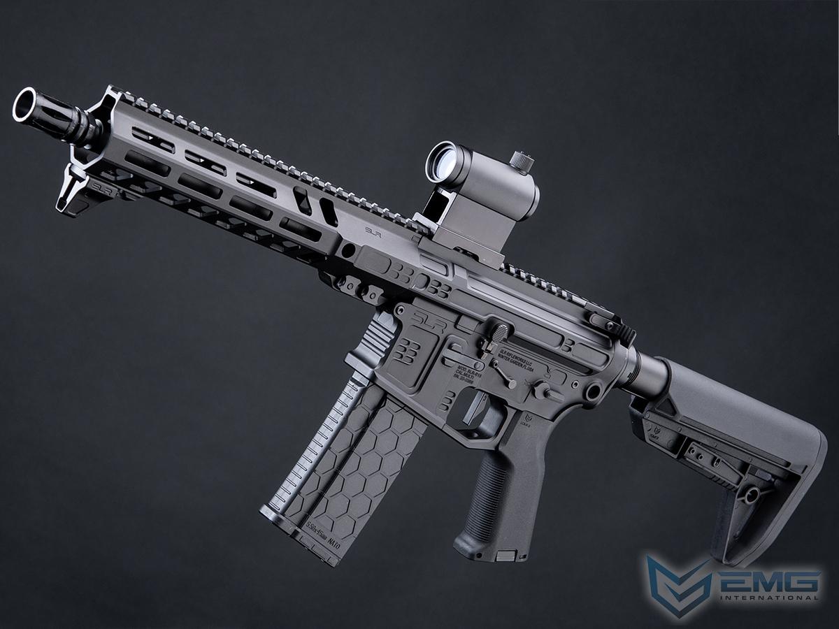 EMG Helios SLR Rifleworks Licensed B15 Airsoft AEG W/ ION M-LOK Handguard (Color: Black / 9.7 HDX Handguard / 350 FPS)