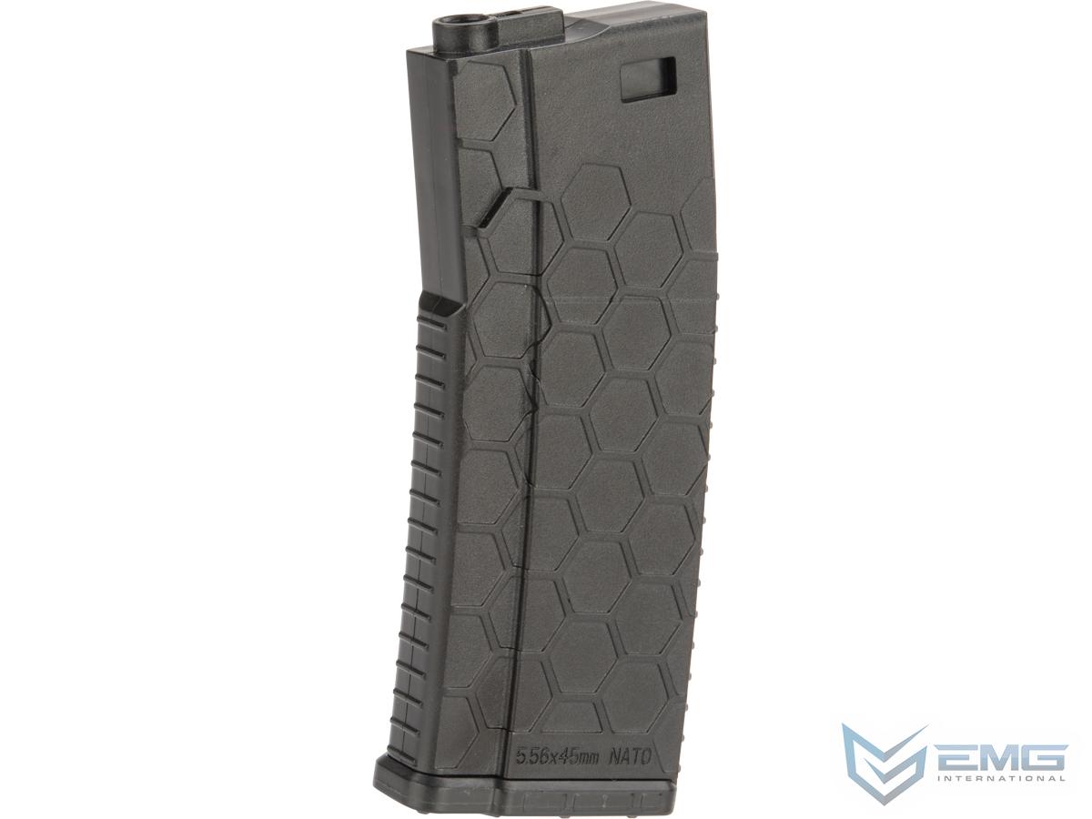 EMG Helios Hexmag ECO Airsoft 120rds ABS Mid-Cap Magazine for M4 / M16 Series Airsoft AEG Rifles (Color: Black / Single)