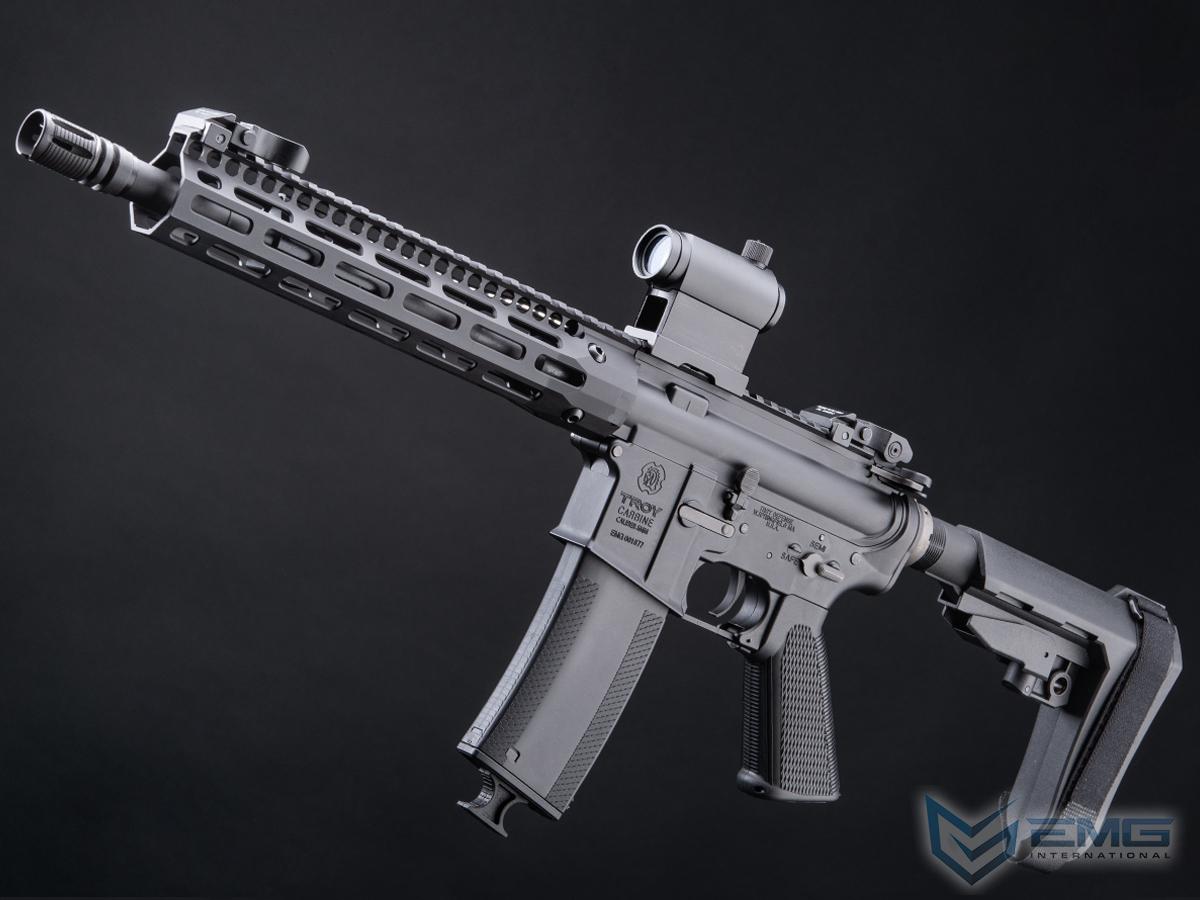 EMG Troy Industries Licensed SOCC M4 Carbine M-LOK AEG Rifle (Model: 10.5 RIS / Black)