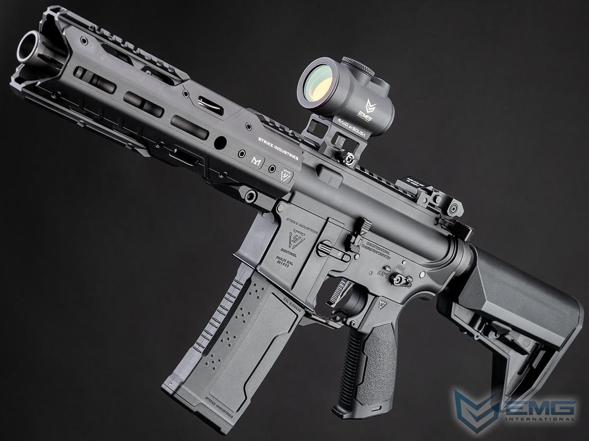 EMG Custom Built Strike Industries Licensed Sentinel AR-15 Airsoft AEG Rifle w/ GRIDLOK® Handguard System (Color: Black / 8.5 Rail)