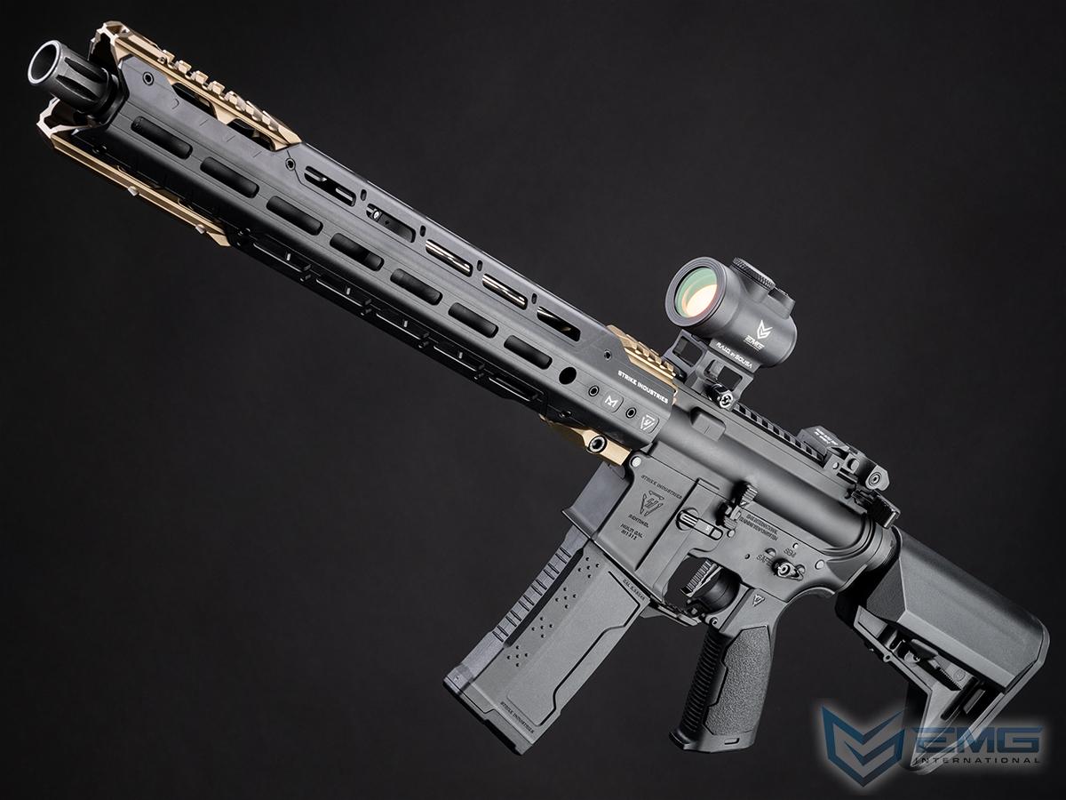 EMG Custom Built Strike Industries Licensed Sentinel AR-15 Airsoft AEG Rifle w/ GRIDLOK® Handguard System (Color: Dark Earth / 15 Rail / Gun Only)
