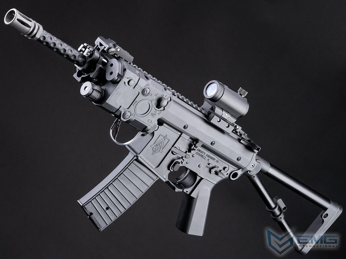 EMG Helios Knights Armament Corporation Delta PDW Sportsline Airsoft AEG Rifle w/ MOSFET (Color: Black / Picatinny / 350 FPS)
