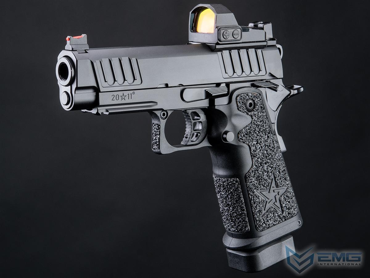 EMG Helios Staccato Licensed C2 Compact 2011 Gas Blowback Airsoft Pistol (Model: Pro Grip / Standard / Green Gas / Gun Only)