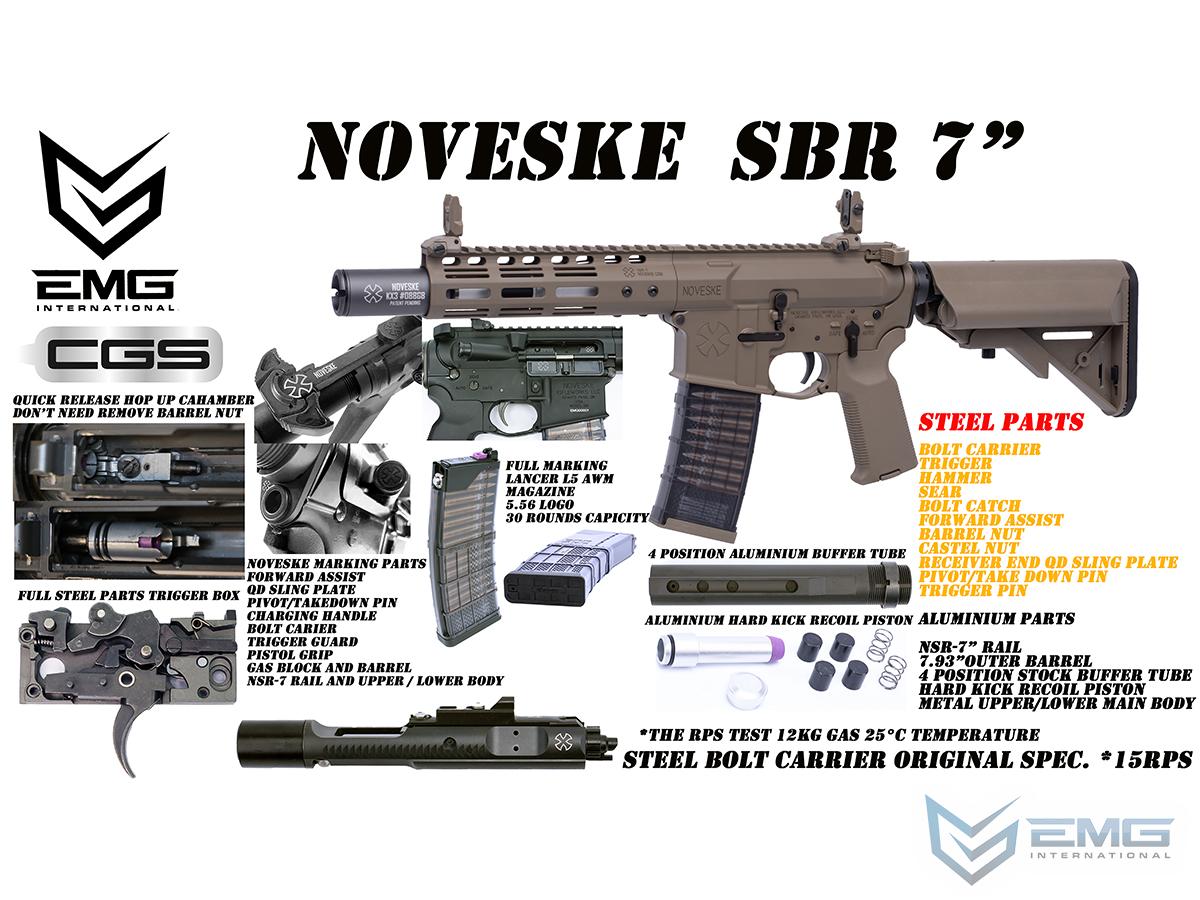 EMG CGS Series Noveske N4 Gas Blowback Airsoft Rifle by CYMA