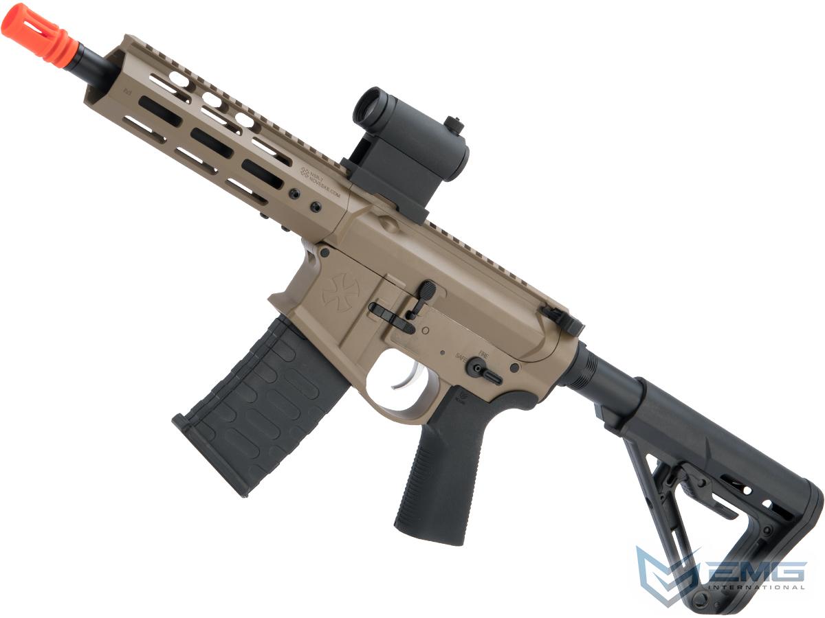 EMG NOVESKE Gen 4 w/ eSilverEdge SDU2.0 Gearbox Airsoft AEG Training Rifle (Model: Pistol / Flat Dark Earth)