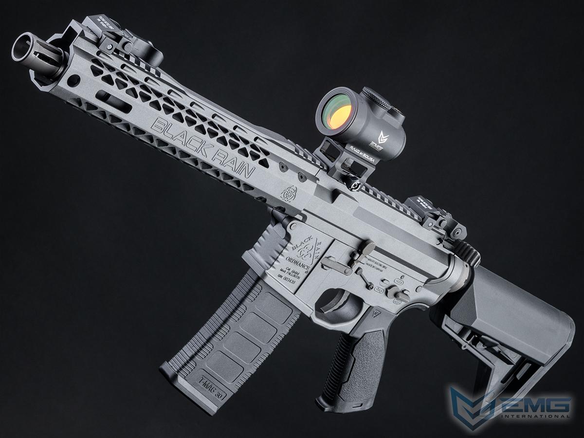 EMG Black Rain Ordnance BRO SPEC15 Licensed AR-15 Airsoft AEG Rifle w/ M-LOK Handguard (Color: Grey / Shorty)