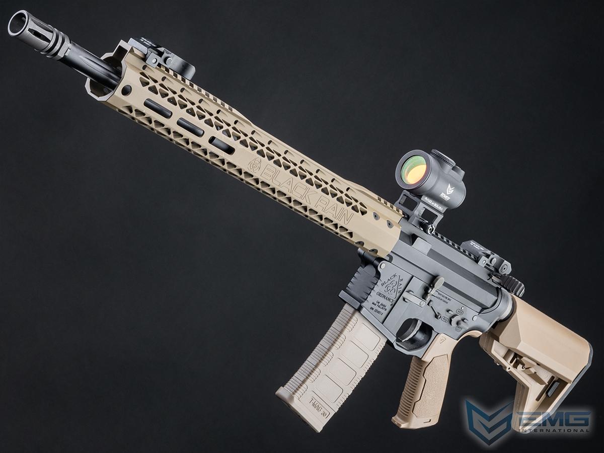 EMG Black Rain Ordnance BRO SPEC15 Licensed AR-15 Airsoft AEG Rifle w/ M-LOK Handguard (Color: Dark Earth / Rifle)