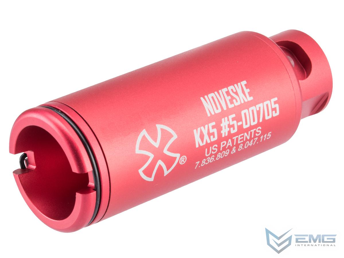 EMG Noveske Flash Hider w/ Built-In Nano Compact Rechargeable Tracer (Model: KX5 / Anodized Red)