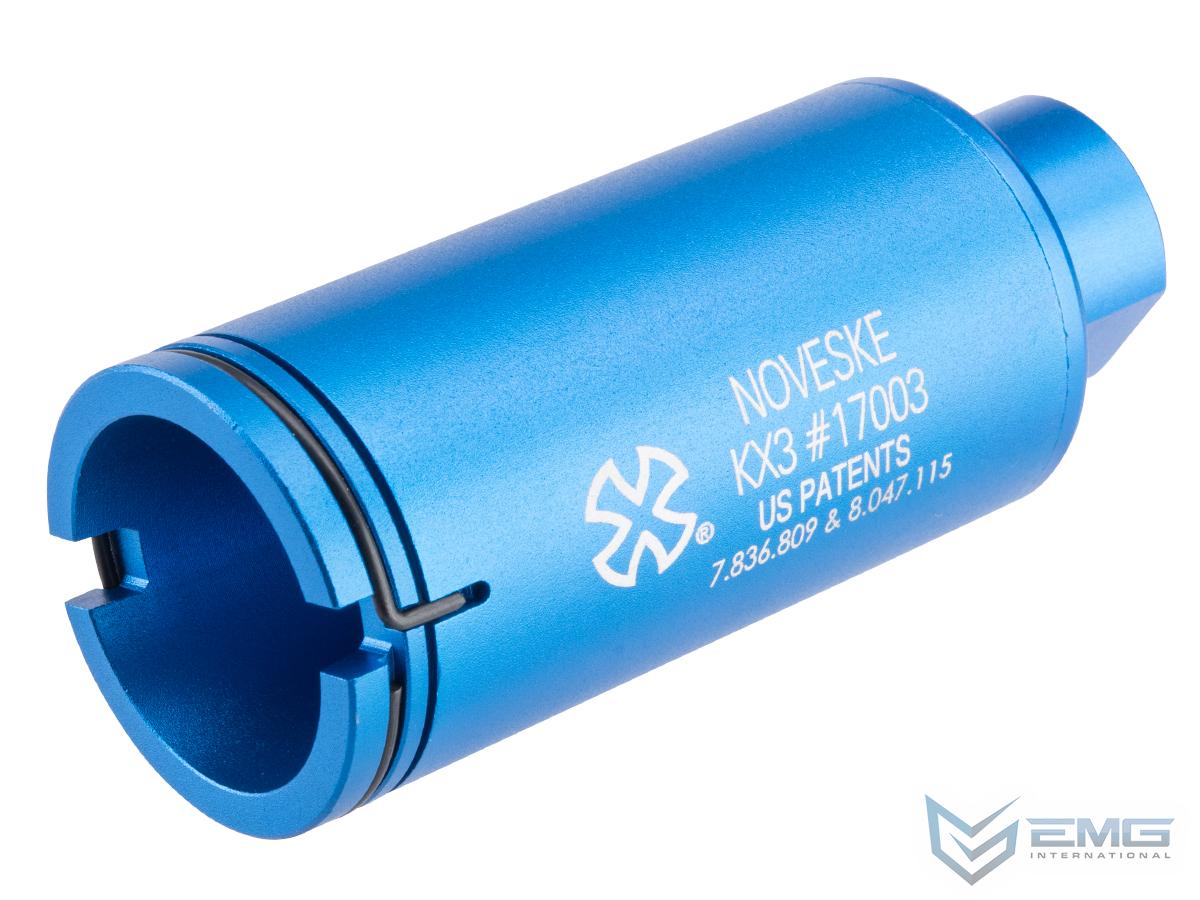 EMG Noveske Flash Hider w/ Built-In Nano Compact Rechargeable Tracer (Model: KX3 / Anodized Blue)