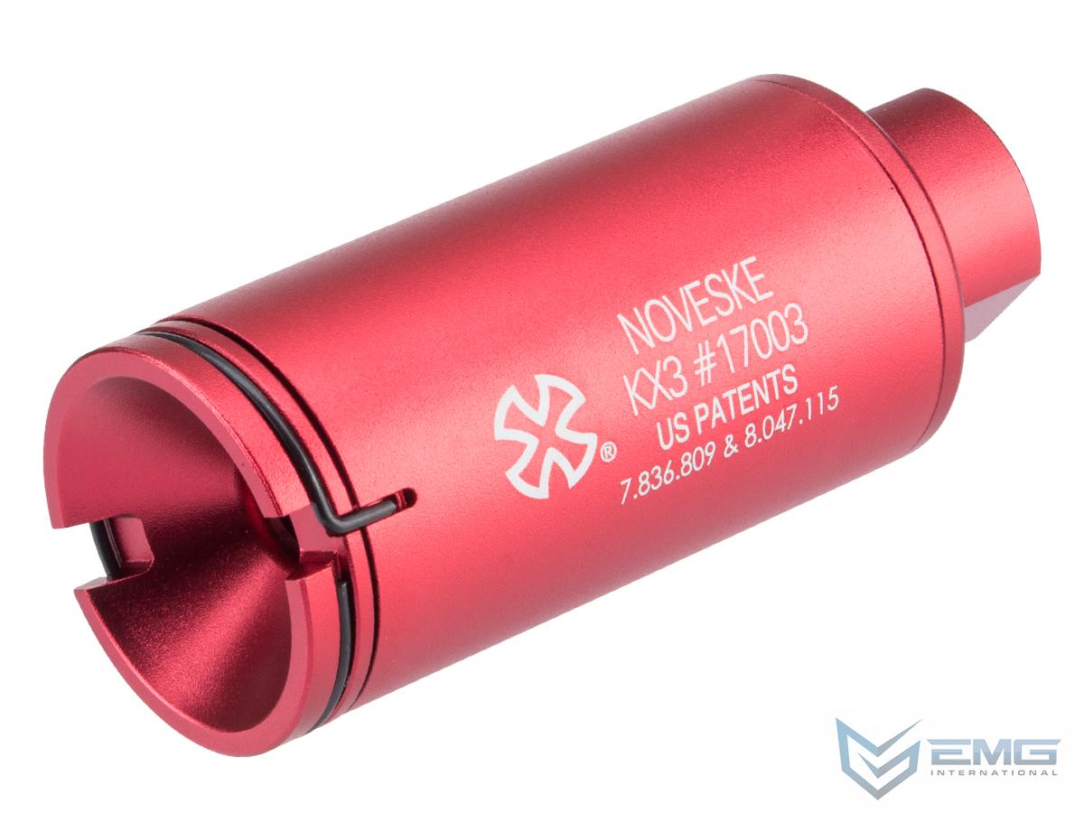 EMG Noveske Flash Hider w/ Built-In Nano Rechargeable Tracer (Model: KX3 / Anodized Red)