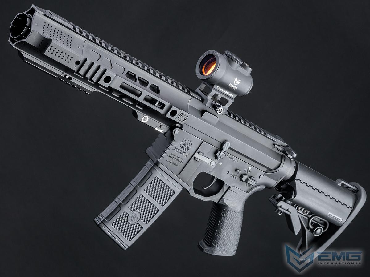 EMG / SAI Licensed GRY AR-15 AEG Training Rifle w/ JailBrake Muzzle w/ GATE ASTER Programmable MOSFET (Configuration: CQB / Black Non-ITAR)