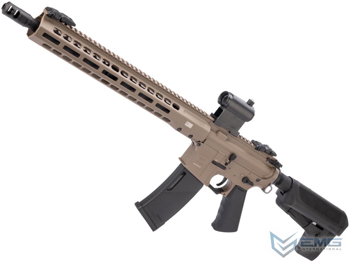 EMG / KRYTAC / BARRETT Firearms REC7 DI AR15 AEG Training Rifle (Color: Flat Dark Earth / Carbine / 350 FPS)