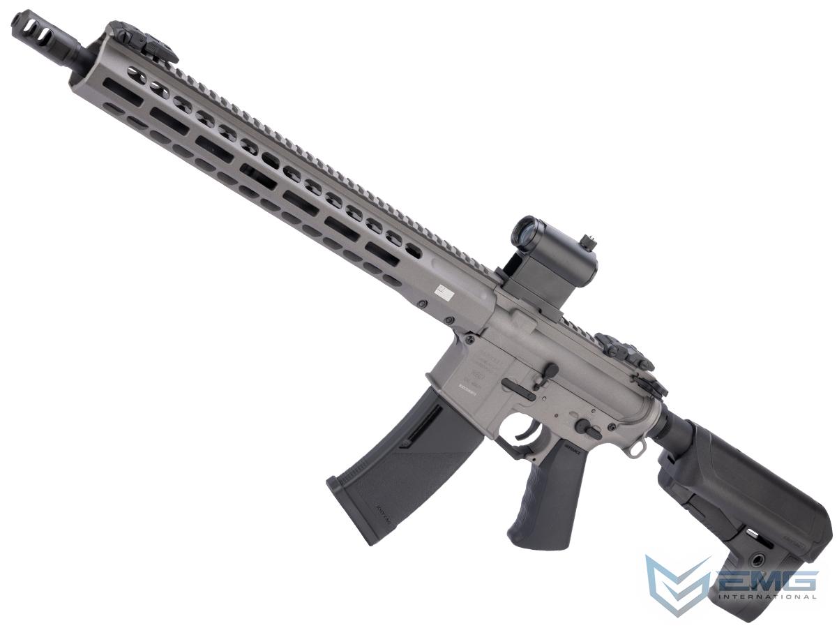 EMG / KRYTAC / BARRETT Firearms REC7 DI AR15 AEG Training Rifle (Color: Tungsten / Carbine / 350 FPS)