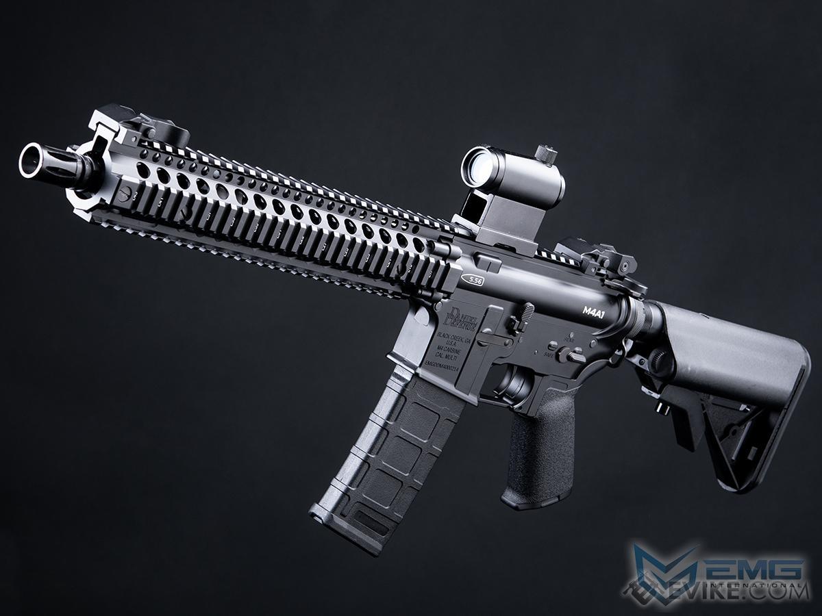 EMG Daniel Defense Licensed DDM4 Airsoft AEG Rifle w/ CYMA Platinum QBS Gearbox (Model: DDM4A1 / 400 FPS / Black / Gun Only)