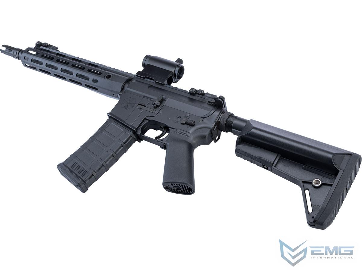 EMG Umbrella Corporation Weapons Research Group Licensed M4 M-LOK Airsoft AEG Rifle (Color: Black / SBR / 350 FPS), Guns, Airsoft Electric Rifles - Evike.com Airsoft Superstore