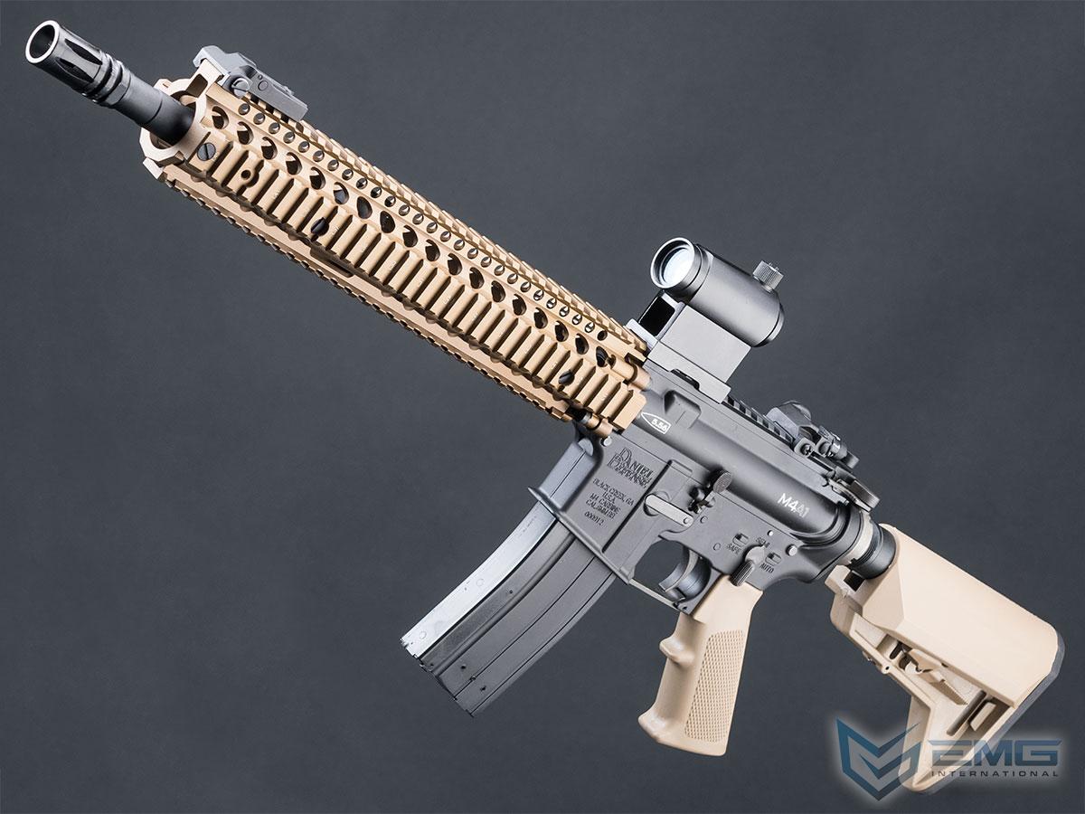 EMG / Daniel Defense Licensed M4A1 SOPMOD Block II Gas Blowback Airsoft Rifle (Model: Two-Tone Tan / Full-Length Rail)