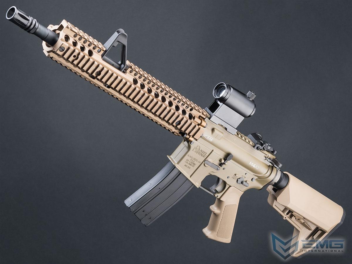 EMG / Daniel Defense Licensed M4A1 SOPMOD Block II Gas Blowback Airsoft Rifle (Model: Tan / FSP Rail)