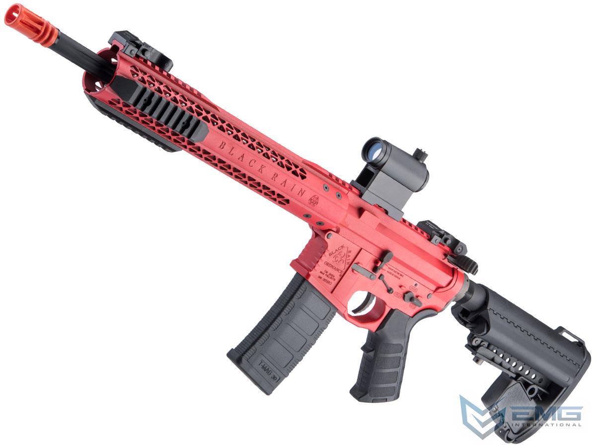 EMG Black Rain Ordnance BRO SPEC15 Licensed AR-15 Airsoft AEG Rifle (Color: Red / Carbine)
