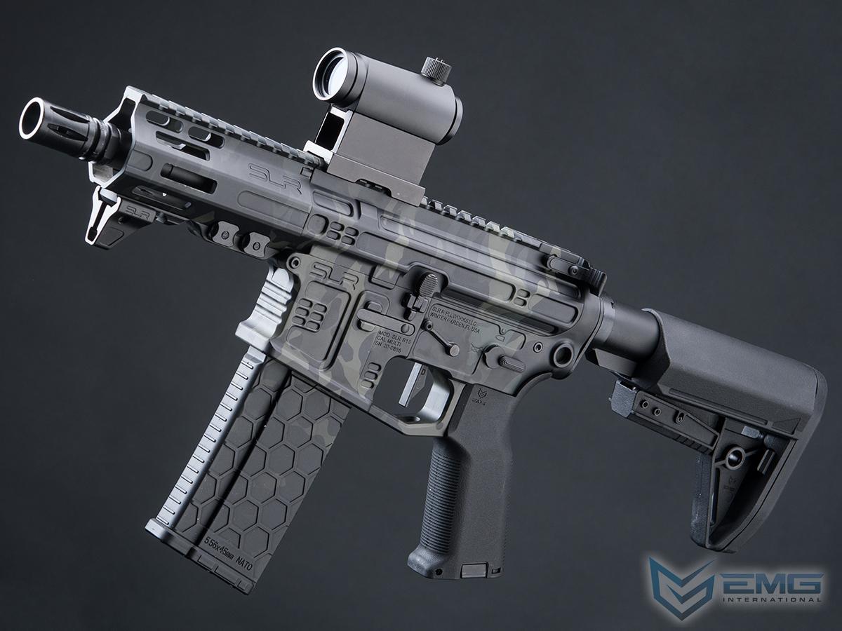 EMG Helios SLR Rifleworks Licensed B15 Airsoft AEG W/ ION M-LOK Handguard (Color: Multicam Black / 4.25 Lite Handguard / 350 FPS)