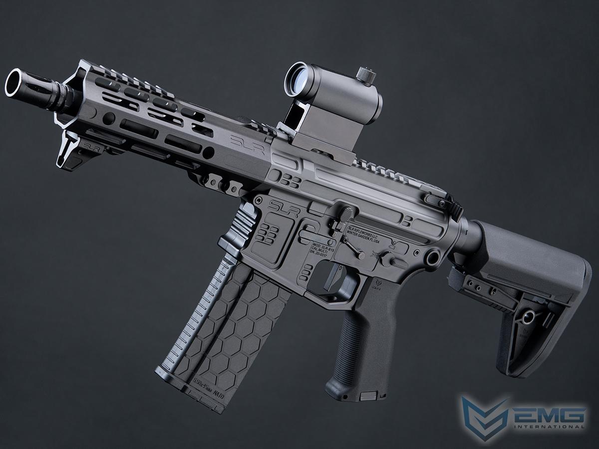 EMG Helios SLR Rifleworks Licensed B15 Airsoft AEG W/ ION M-LOK Handguard (Color: Two-Tone Grey / 6.7 Lite Handguard / 350 FPS)
