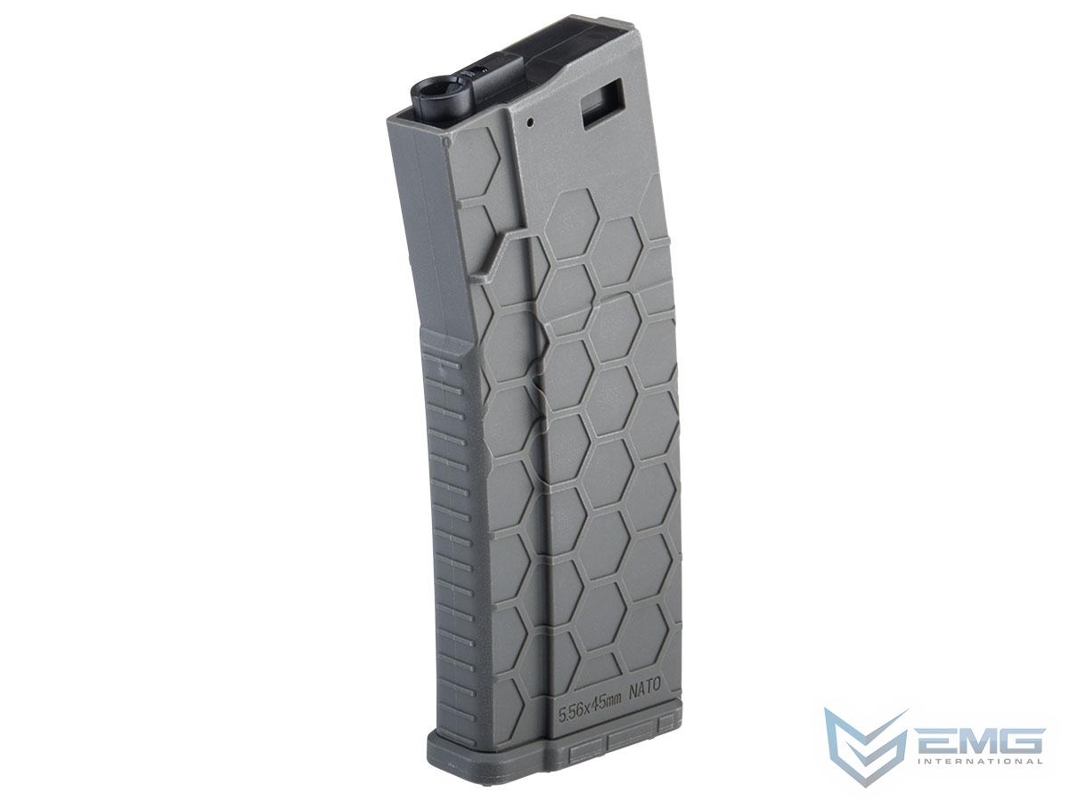 EMG Hexmag Licensed 230rd Polymer Mid-Cap Magazine for M4 / M16 Series Airsoft AEG Rifles (Color: OD Green / Single Magazine)