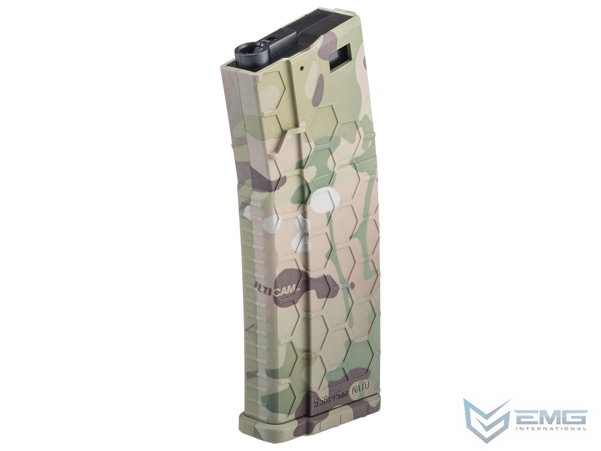 EMG Hexmag Licensed 230rd Polymer Mid-Cap Magazine for M4 / M16 Series Airsoft AEG Rifles (Color: Multicam / Single Magazine)