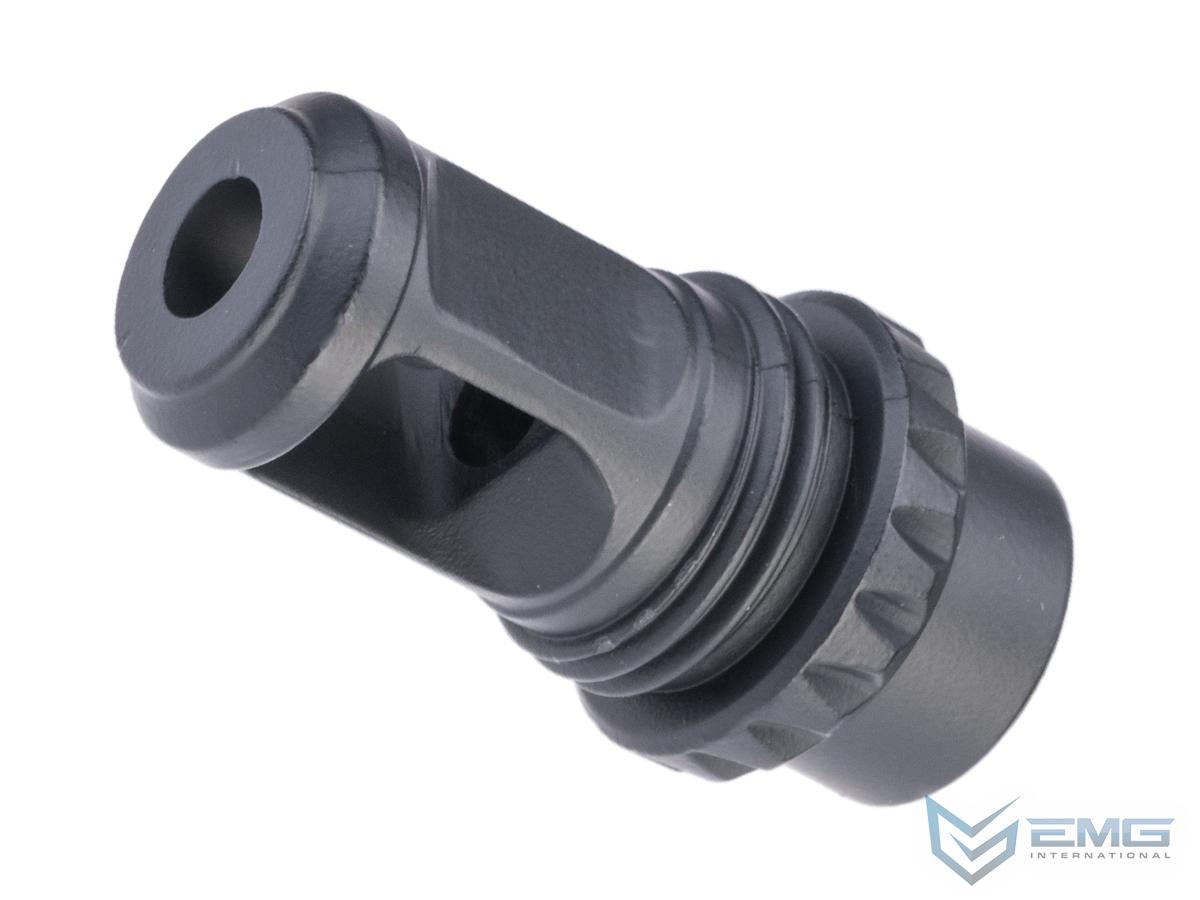 EMG Metal Flash Hider for M4 Airsoft AEGs - Version 1 (Model: 14mm Negative)
