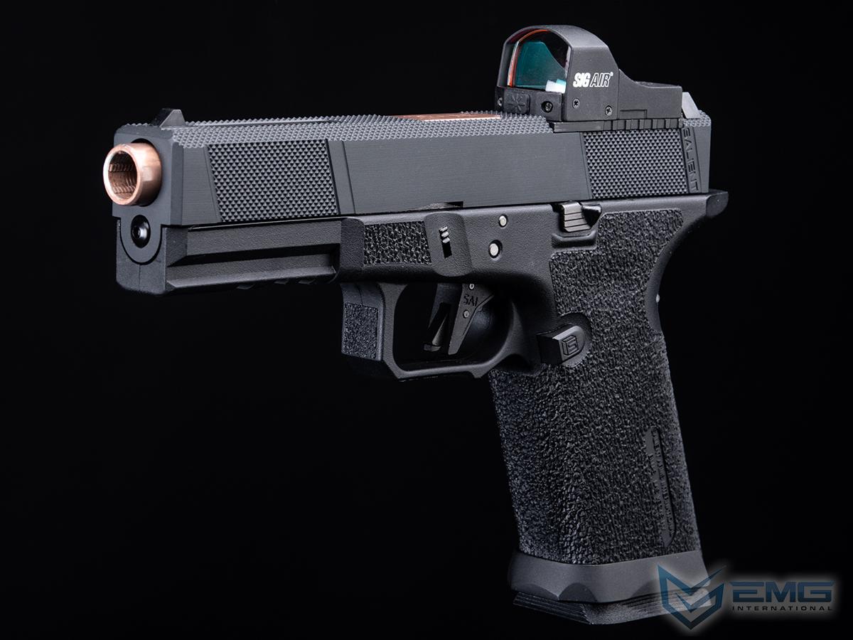 EMG SAI BLU w/ EMG Tier One Utility RMRCut Slide GBB Airsoft Pistol