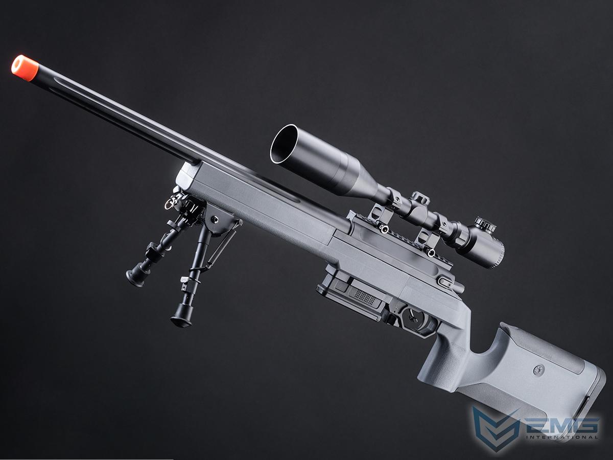 EMG Helios EV01 Bolt Action Airsoft Sniper Rifle by ARES (Color: Urban Grey)