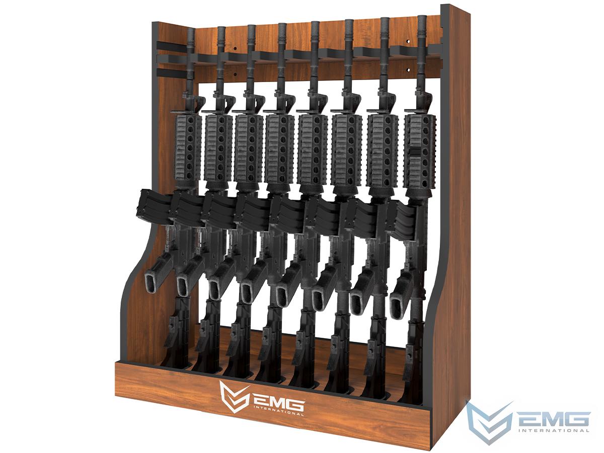 EMG Battle Wall Professional Grade Adjustable Real Wood Gun Rack