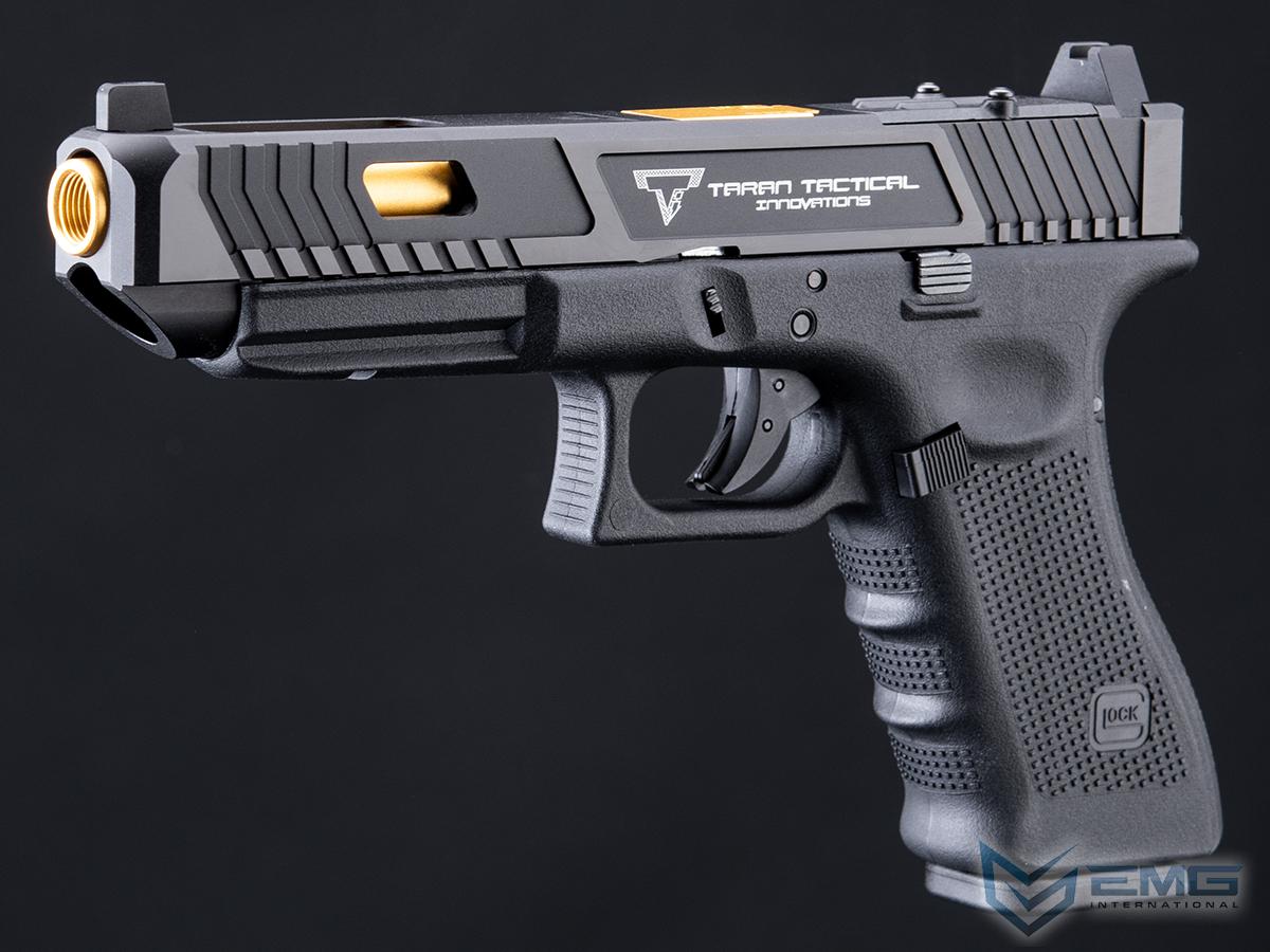 Elite Force Licensed GLOCK 17 Gen. 4 Gas Blowback Airsoft Pistol w/ EMG SAI  Tier 2 Modification