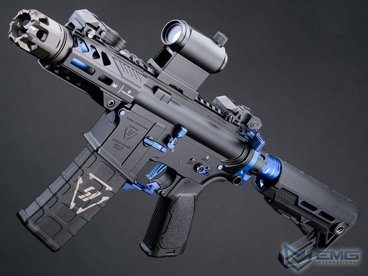 EMG / Strike Industries Licensed Tactical Competition AEG w/ G&P Ver2 - GATE Aster Gearbox (Model: CQB - 300 FPS / Blue)