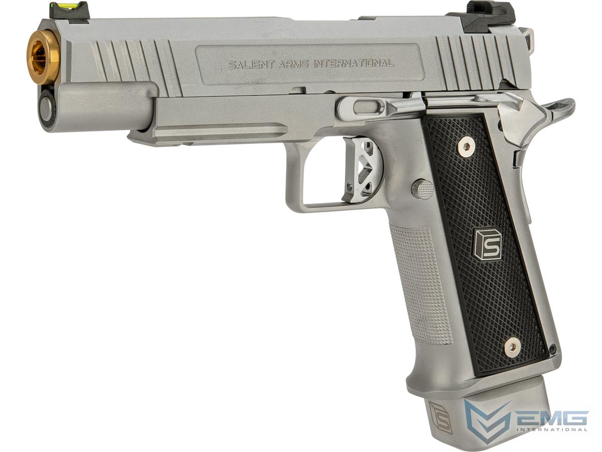 EMG / Salient Arms International 2011 DS 5.1 Airsoft Training Weapon (Color: Silver / Green Gas / Gun Only)