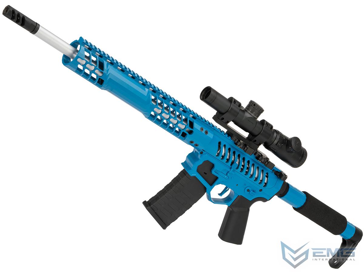 EMG F-1 Firearms BDR-15 3G AR15 2.0 eSilverEdge Full Metal Airsoft AEG Training Rifle  (Model: Blue / Tron / 400 FPS)