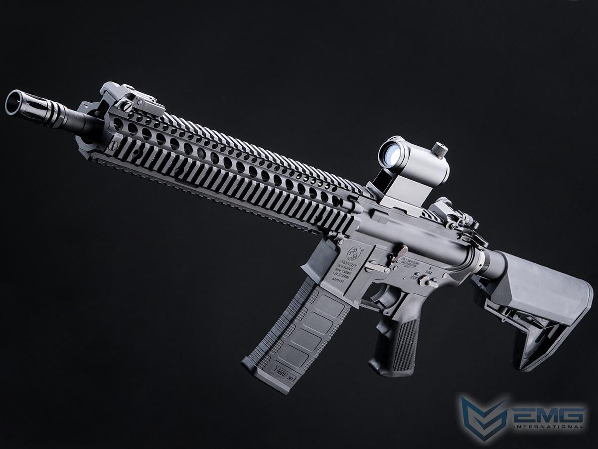 EMG Custom Built Colt Licensed M4 SOPMOD Block 2 Airsoft AEG Rifle with Daniel Defense Rail System (Model: 12 M4A1 / Black)