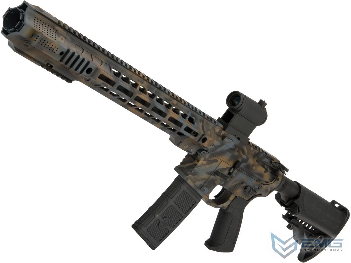 EMG / SAI GRY AR-15 AEG Training Rifle w/ JailBrake Muzzle w/ Black Sheep Arms Custom Cerakote (Model: Carbine / Southern Lights)