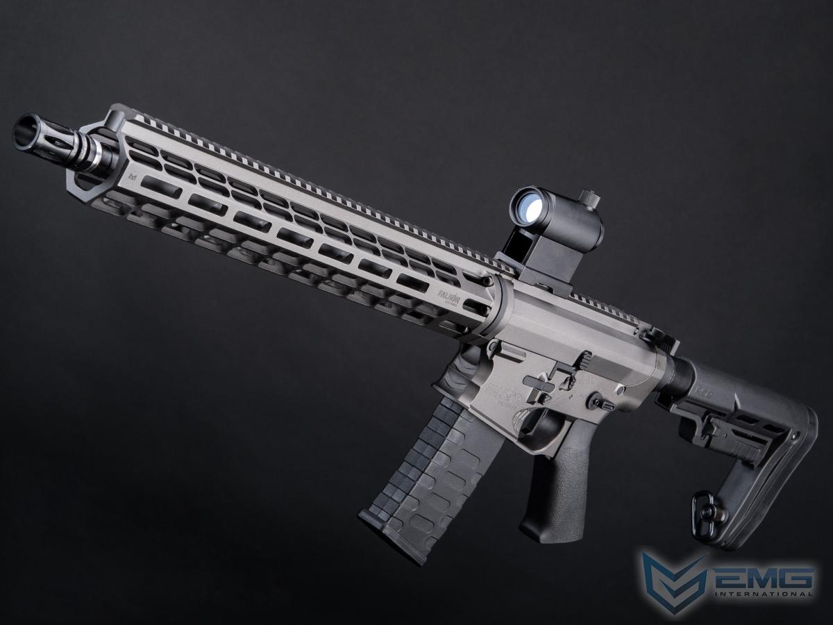 EMG Falkor AR-15 RECCE 2.0 eSilverEdge Training Weapon M4 Airsoft AEG Rifle (Color: Falkor Grey / 400 FPS)