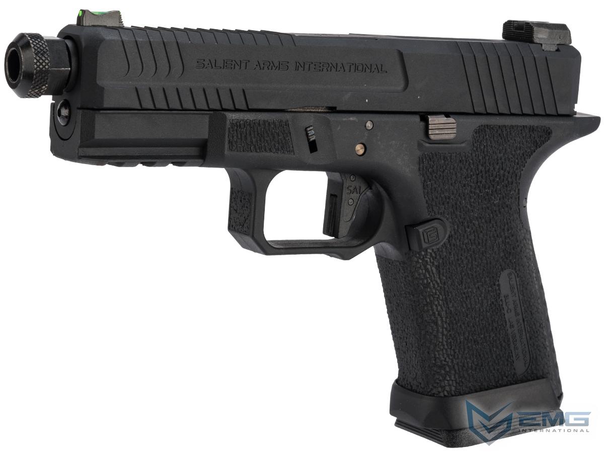 EMG Salient Arms International BLU Compact Airsoft Training Weapon (Type: Blackout w/ Green Gas Mag)