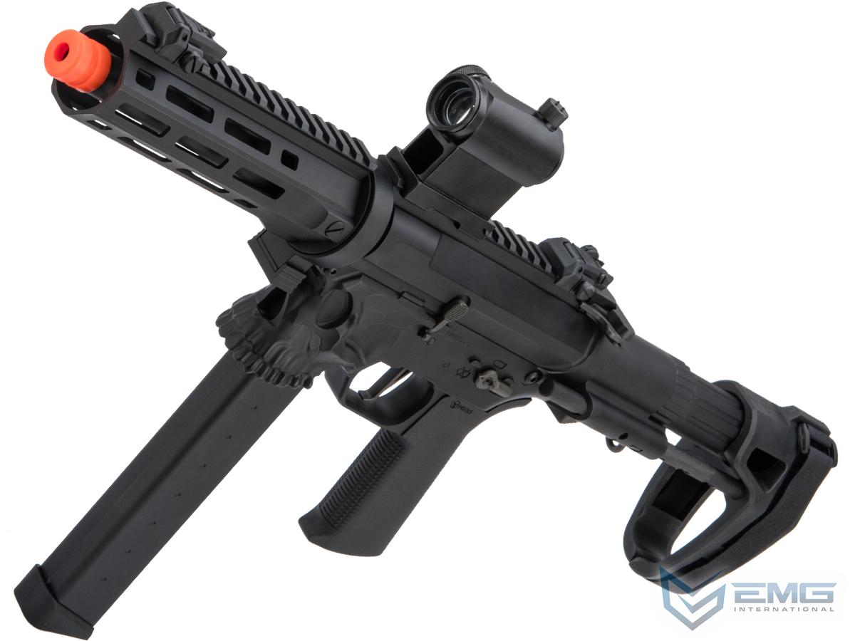 EMG / Sharps Bros Licensed Jack9 Metal Receiver Advanced EFCS Pistol Caliber Carbine Airsoft AEG (Model: M-LOK SBR / Black)