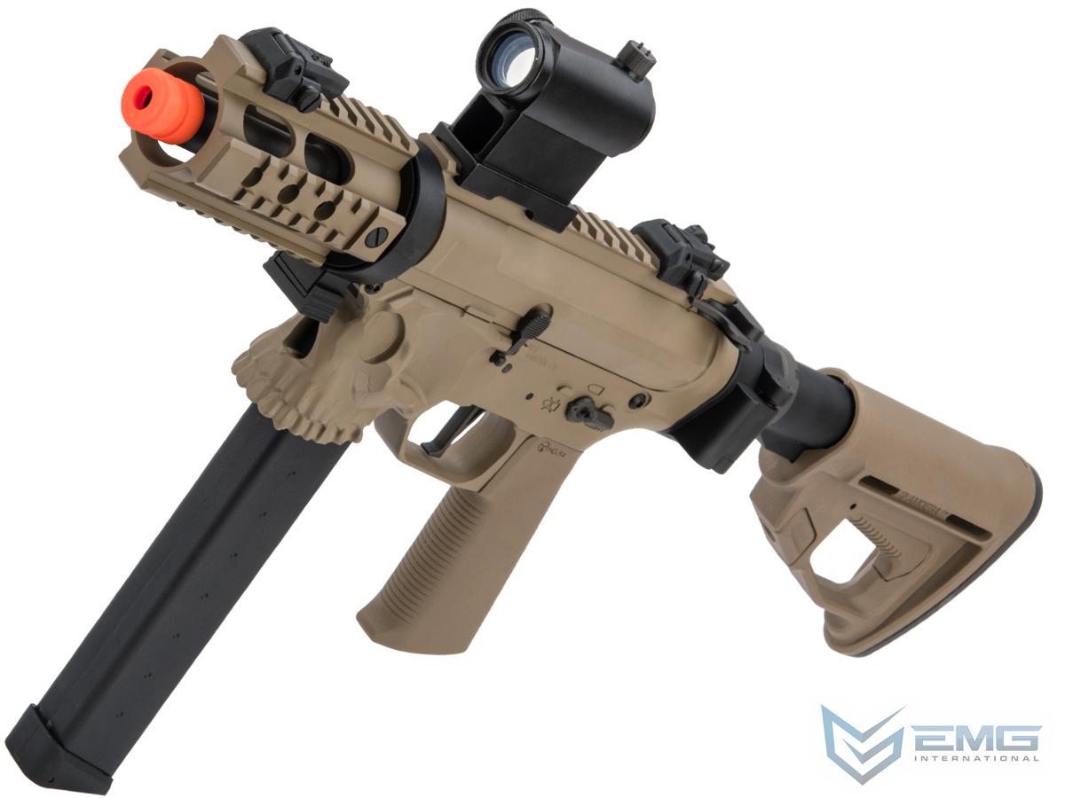 EMG / Sharps Bros Licensed Jack9 Metal Receiver Advanced EFCS Pistol Caliber Carbine Airsoft AEG (Model: Picatinny PDW / Dark Earth)