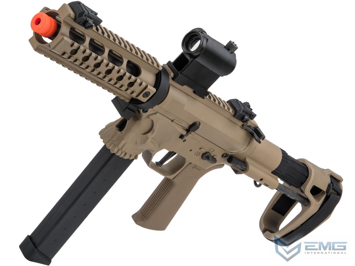 EMG / Sharps Bros Licensed Jack9 Metal Receiver Advanced EFCS Pistol Caliber Carbine Airsoft AEG (Model: Picatinny SBR / Dark Earth)