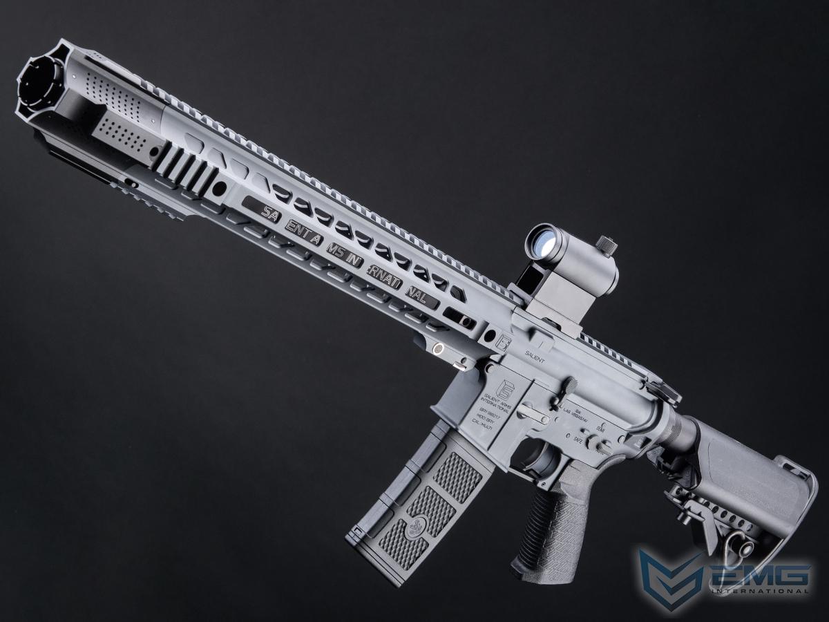EMG SAI GRY Gen. 2 Forge Style Receiver AEG Training Rifle w/ JailBrake Muzzle and GATE ASTER Programmable MOSFET (Model: Carbine / Cerakote Grey)