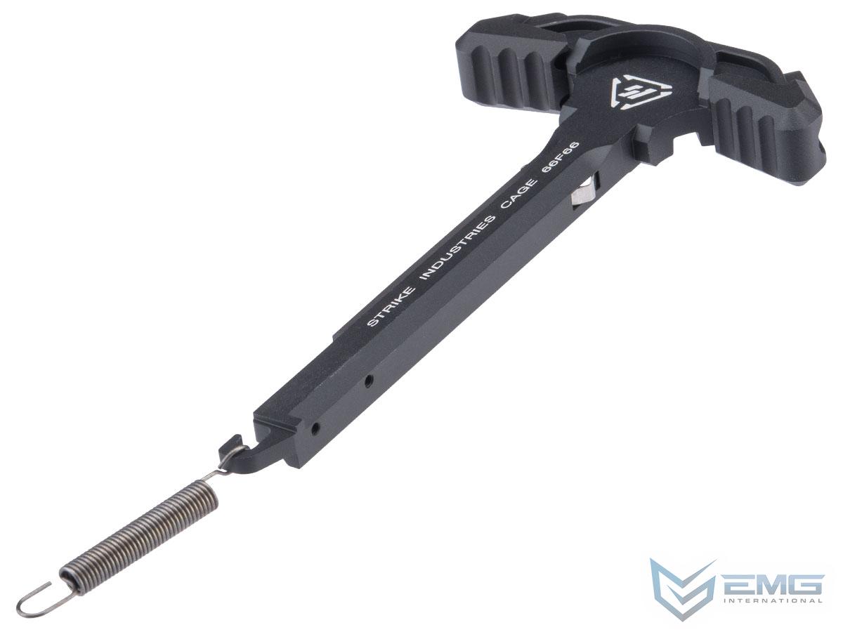 EMG Helios x Strike Industries Latchless Charging Handle for M4/M16 Airsoft AEG Rifles (Color: Black)