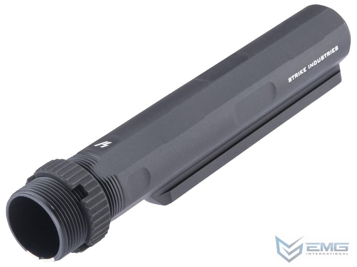EMG Strike Industries Advanced Receiver Extension for TM M4 MWS Gas Blowback Airsoft Rifles (Color: Black / Castle Nut)